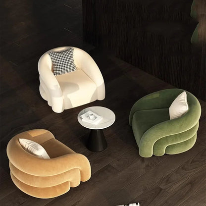 Sillas de salón de uñas Silla individual Muebles de balcón Diseño de lujo interior Sillón individual Sofá reclinable Sillón Salones Gamer LT