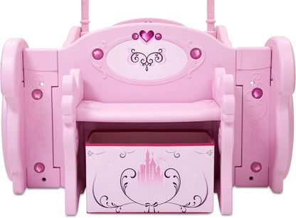 Princess Carriage Toddler-To-Twin Bed