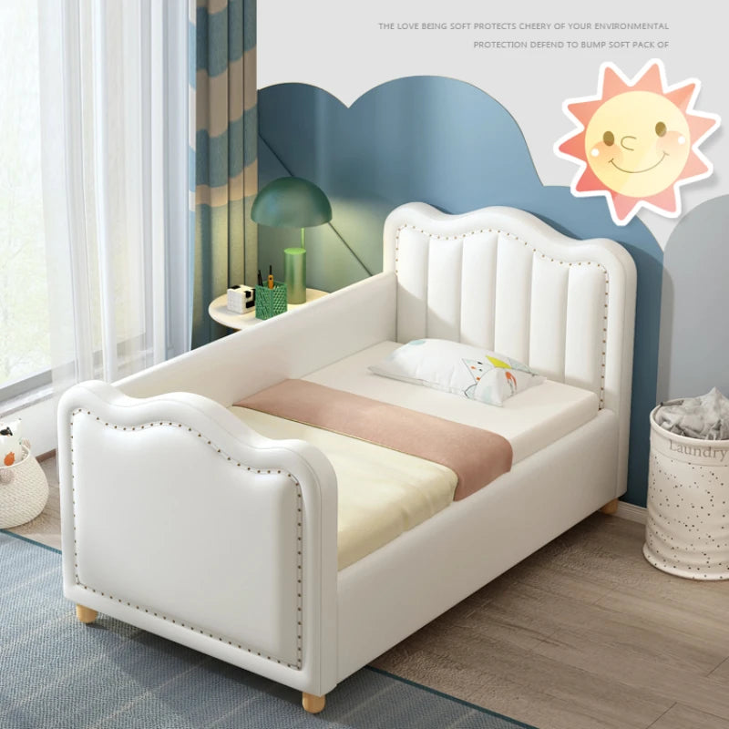 Nordic Modern Children Beds Girls White Light Luxury Children Beds Kids Princess Cama Infantil Bedroom Furniture