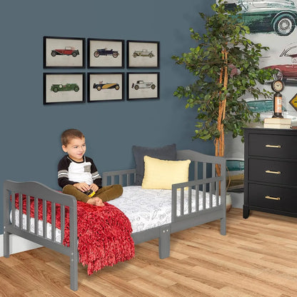 Cama infantil Sydney en gris acero, con certificación Greenguard Gold