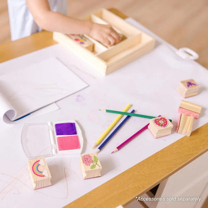 Ensemble table et chaises en bois - Blanc - Table et chaises de bricolage pour enfants, meubles pour enfants