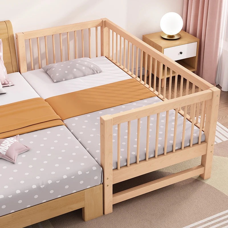 Barandilla Usa Camas Infantiles Individuales De Seguridad Modernas De Lujo Camas Infantiles Niña Dormitorio De Madera Letto Per Bambini Muebles Infantiles