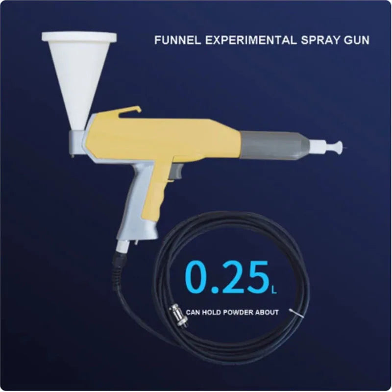 Sistema portátil de recubrimiento en polvo Pistola de pintura Máquina de pulverización electrostática para revestimiento de chapa metálica Equipo de pulverización pequeño