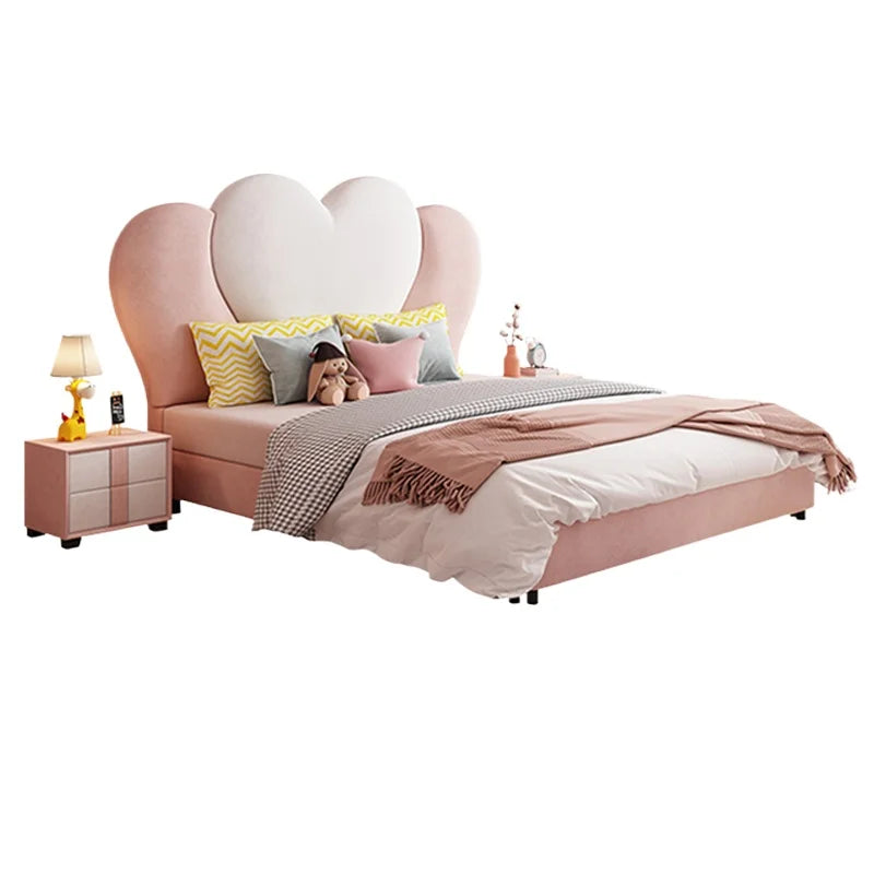 Lit pour enfants princesse rose moderne mignon Queen Size lits pour enfants Comferter luxe Cama Infantil meubles maison