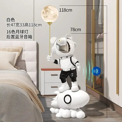 Adornos de escultura de pie con forma de astronauta espacial, decoración de resina para sofá, mueble de TV, muebles para el hogar, regalos