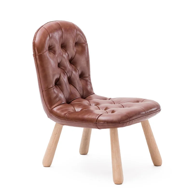 Silla de madera maciza para niños, taburete bajo, silla de escritura para jardín de infantes, respaldo para aprendizaje en casa, sofá, muebles de cocina y balcón de madera