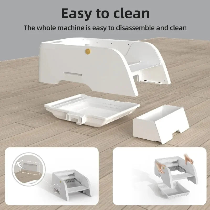 Self-cleaning Cat Litter Box Electric Automatic Cat Tray Open Ended Infrared Sensor Multiple Cat Suitable for Large Cats Product