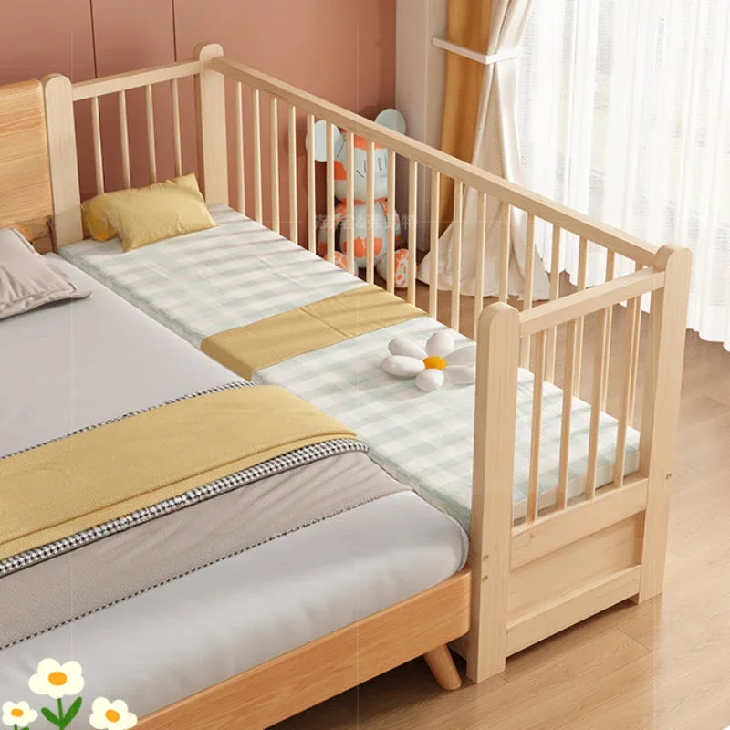 Meubles pour tout-petits Chambre d'enfants Lit de luxe Lits pour bébé Enfants de 6 ans Chambre des mères Meubles Letto Per Bambini Berceau