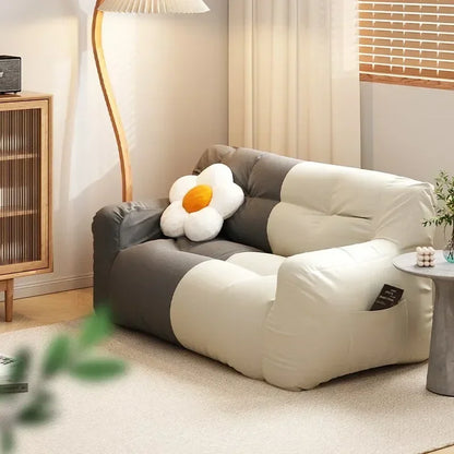 Reclining and Sleeping Soft Comfort DoubleSofa LazyboySofaComfort Sofa Washable  Balcony Bedroom Double Seating