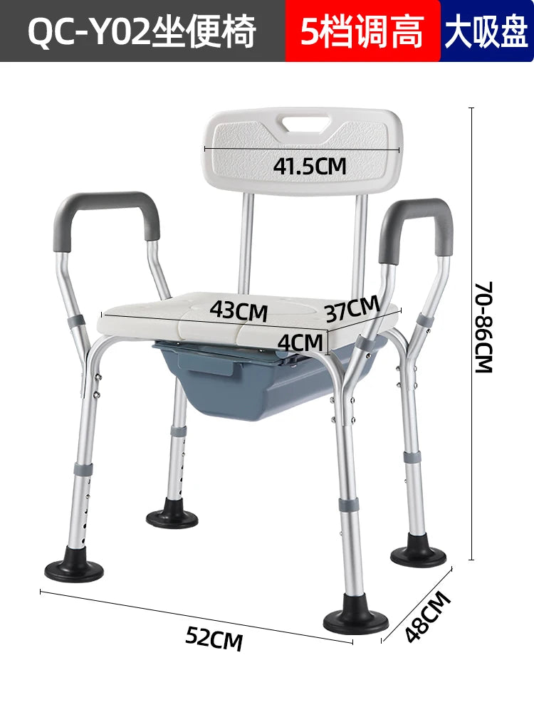 Silla de baño plegable portátil de metal y plástico para niños, ancianos, pasillo, ducha, taburete, dormitorio, cabeceros, muebles posmodernos