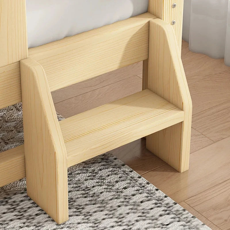 Ensemble de lit simple de sécurité pour enfants, garde-corps américain, lits de luxe en bois pour enfants, petites filles, litières multifonctions, décoration de la maison