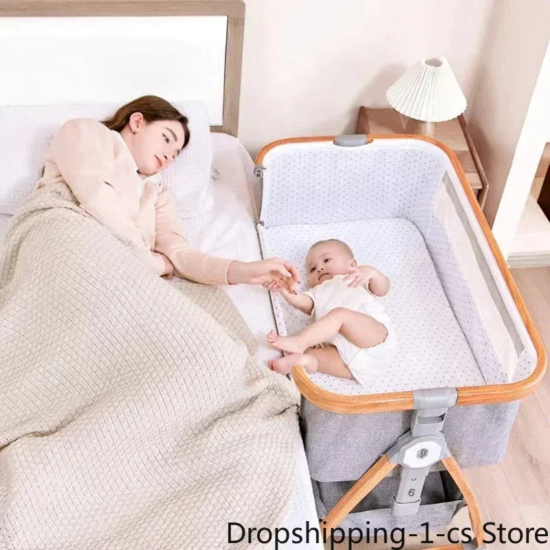 Berceau de lit portable pour bébé, berceau de chevet en alliage d'aluminium, berceau pliable pour lit de bébé, mobile pour bébé, berceaux, livraison gratuite