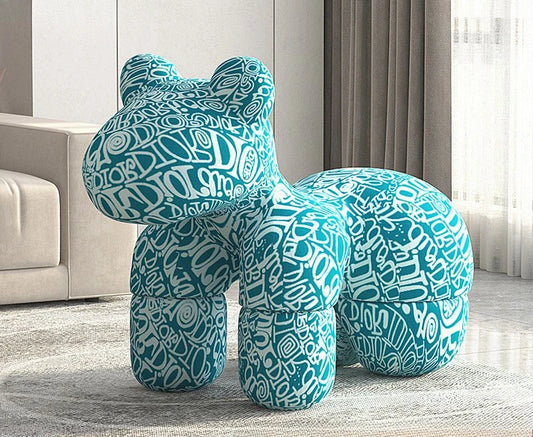 The Internet Popular Pony Chair Children Sitting Stool Living Room Creative Animal Modeling Decoration