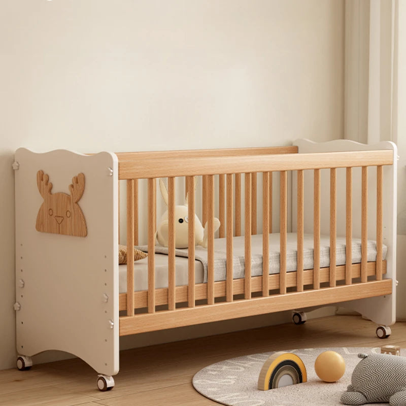 Cama de lujo para niños, artículos para bebés recién nacidos, cochecitos ligeros para niñas, madres y niños, muebles mecedores de madera para niños