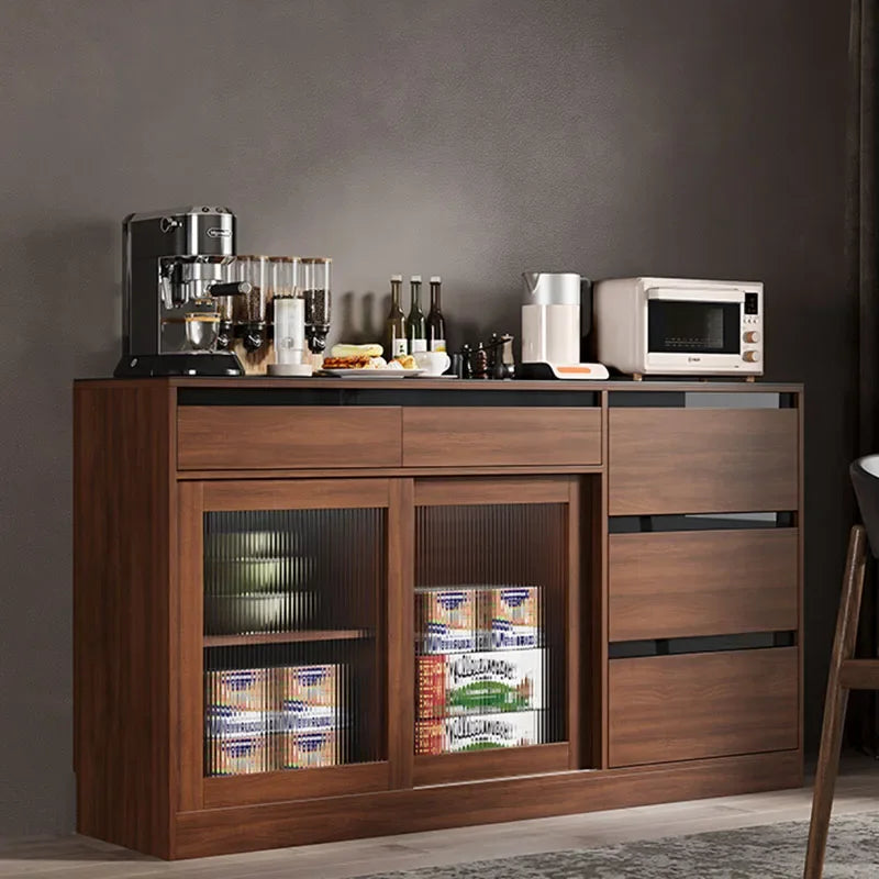 Aparador de cocina moderno, mesa de buffet, credenza, muebles de interior, organizador para el hogar, aparador lateral, almacenamiento, multifunción LT