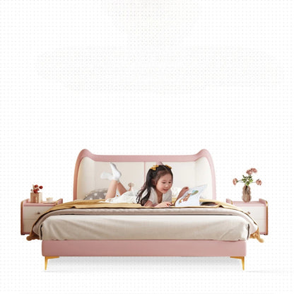 Lit pour enfants unique et joli en forme d'animal, lit de princesse de luxe en bois massif, meubles pour la maison