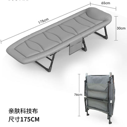 Portable Folding Bed Beauty Floor Kids Travel Folding Bed Bedroom Metal Foldable Wall Letto Pieghevole Minimalist Furniture