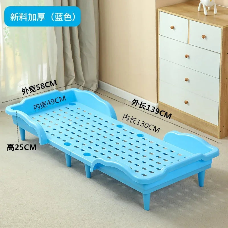 Splicable Folding kids bed furniture Portable baby furniture Kindergarten Children's lunch break bed Home Stackable toddler bed