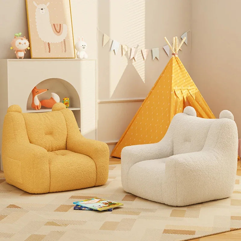 Toddler Sofa Child Room Furniture Children's Armchair Chair Mini Kind Bean Bag Seats Kids Infant Baby Desk Tables Lazy Couch