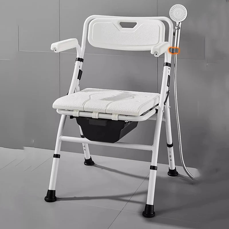 Portable Foldable Bathroom Chair Metal Plastic Children Elderly Hallway Shower Stool Bedroom Cabeceros Postmodern Furniture