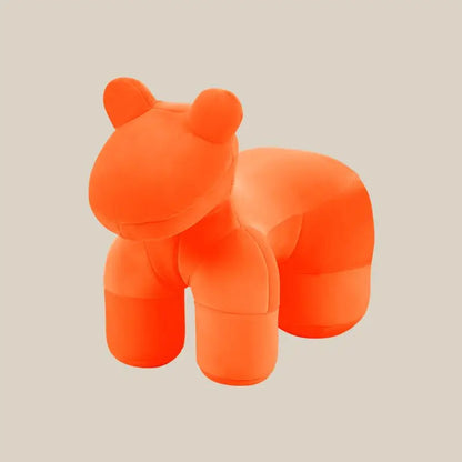 Pony Cartoon Chair Mobile Plastic Creative Children Stool Minimalist Nordic Vanity Footrest Living Room Chairs Single Person