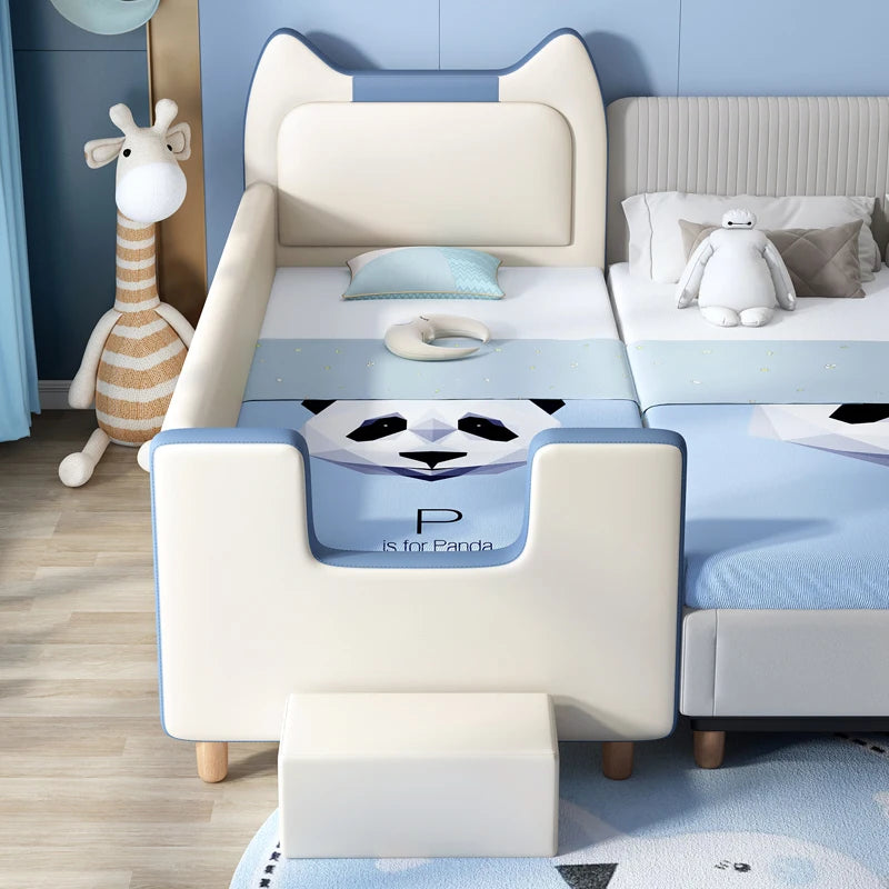 Lit pour enfants assez moderne pour filles, lit nordique pour enfants, lit princesse, loft, meubles de chambre à coucher, luxe