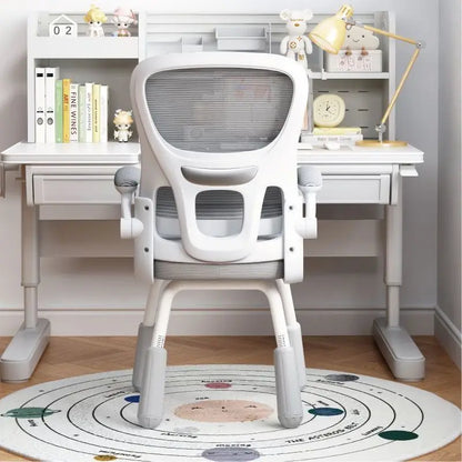 Learning computer home sitting comfortable desk writing stool Junior high school students lift four-legged child seats