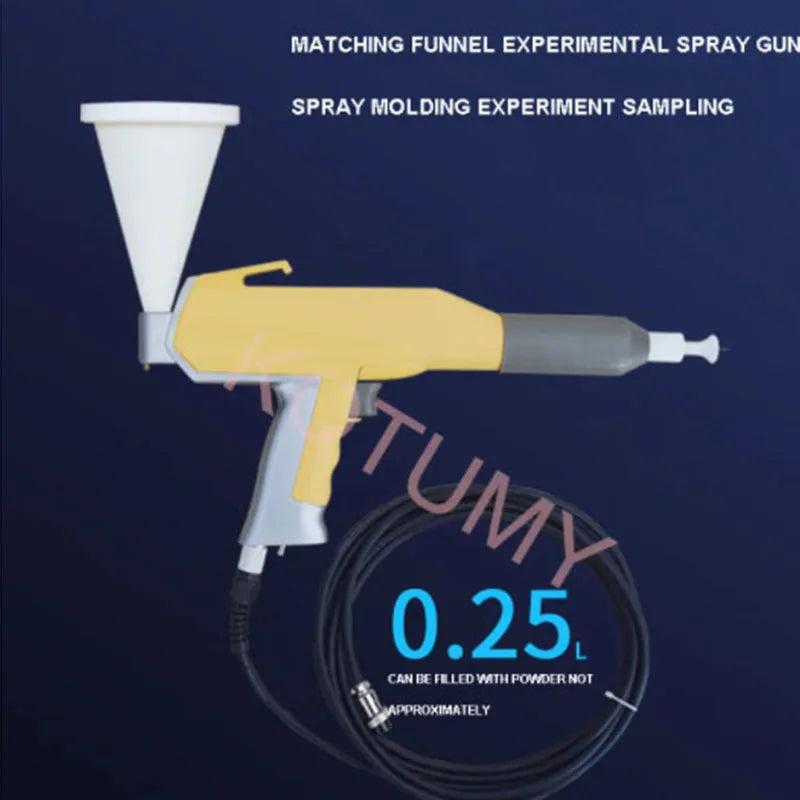 Sistema portátil de recubrimiento en polvo Pistola de pintura Máquina de pulverización electrostática para revestimiento de chapa metálica Equipo de pulverización pequeño