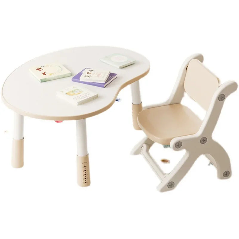 Tables d'école Bureau pour enfants Meubles de table pour enfants Étude pour étudiants Salle de classe Petite chaise Ensemble de fournitures pour enfants