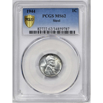 Pièce de 1 cent de blé américain de 1944 Pièces de classement Objets de collection de haute qualité Pièces classées NGC PCGS Étui de support Cadeaux de Noël