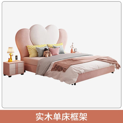 Lit pour enfants princesse rose moderne mignon Queen Size lits pour enfants Comferter luxe Cama Infantil meubles maison