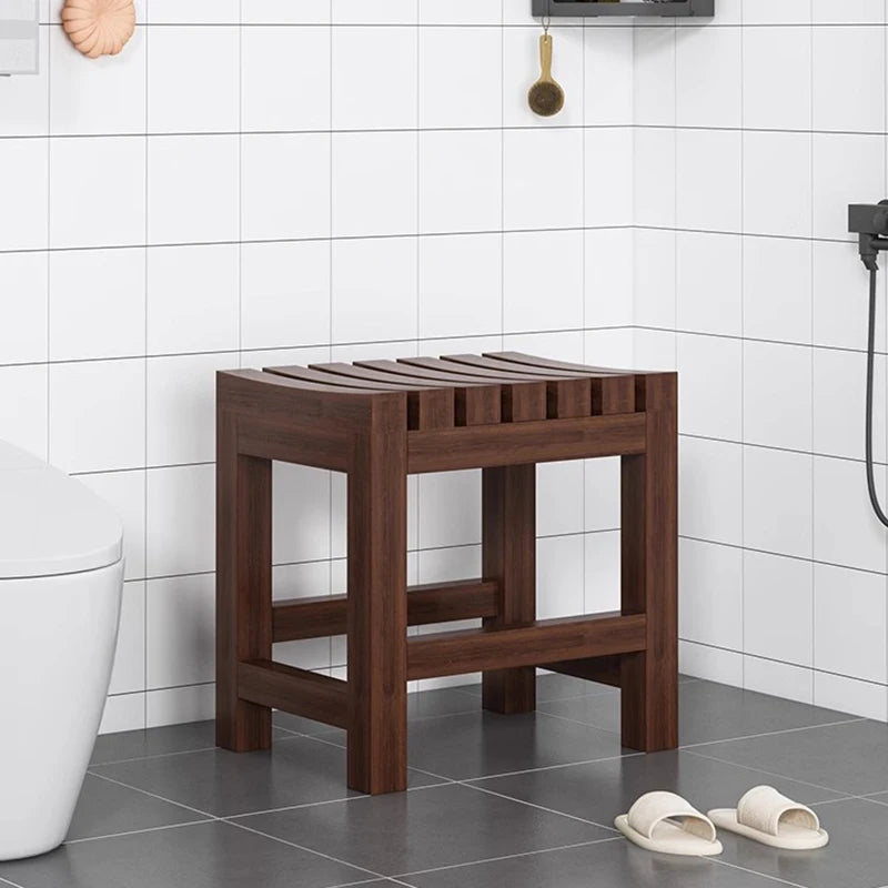 Silla de baño baja nórdica, taburete pequeño apilable y portátil para ancianos, tocador de ducha para niños, muebles posmodernos