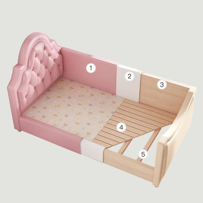 Ensemble complet de housses de lit de princesse pour enfants, organisateur de château, lit de luxe moderne, matelas à la mode, lit pour enfants, meubles de chambre à coucher