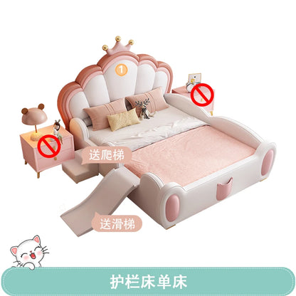 Lit pour enfants moderne et unique Princesse Luxe Loft Lit pour enfants Queen Size Cama Infantil Meubles pour la maison