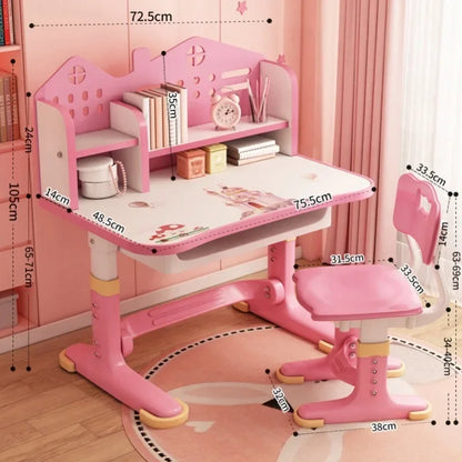 1 ensemble de bureau d'étude pour enfants, table à la maison, bureaux d'écriture, table pour enfants avec chaise, ensemble de bureau et de chaise pour enfants, meubles pour enfants