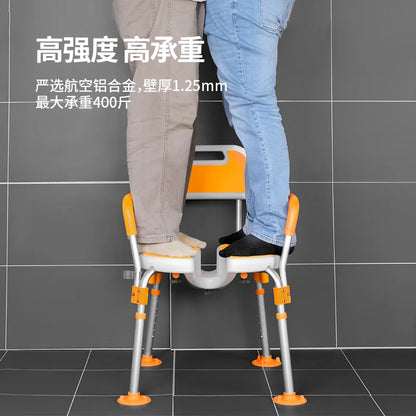 Toilet Shower Bathroom Chair Vanity Children Folding Potty Stool Portable Squat Elderly High Minder Tabouret Trendy Furniture