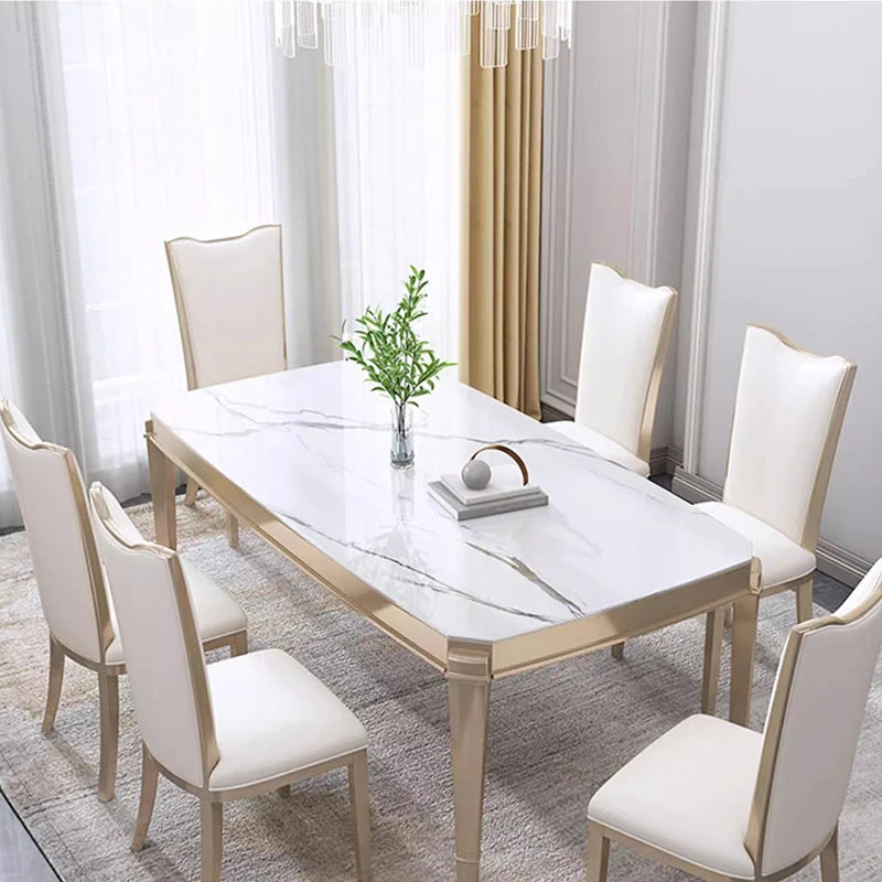 Table Dining Kitcjen Dinning Tables Sets Small Furniture Home Light Luxury Room Set Restaurant Patio Furniture Kitchen Chairs