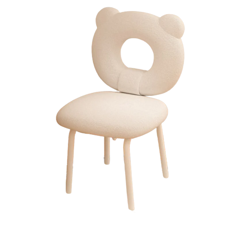 Chaise de vanité portable mignonne et élégante pour enfants, tabouret de maquillage mobile en métal, design, chaise de vanité pour salle de maquillage