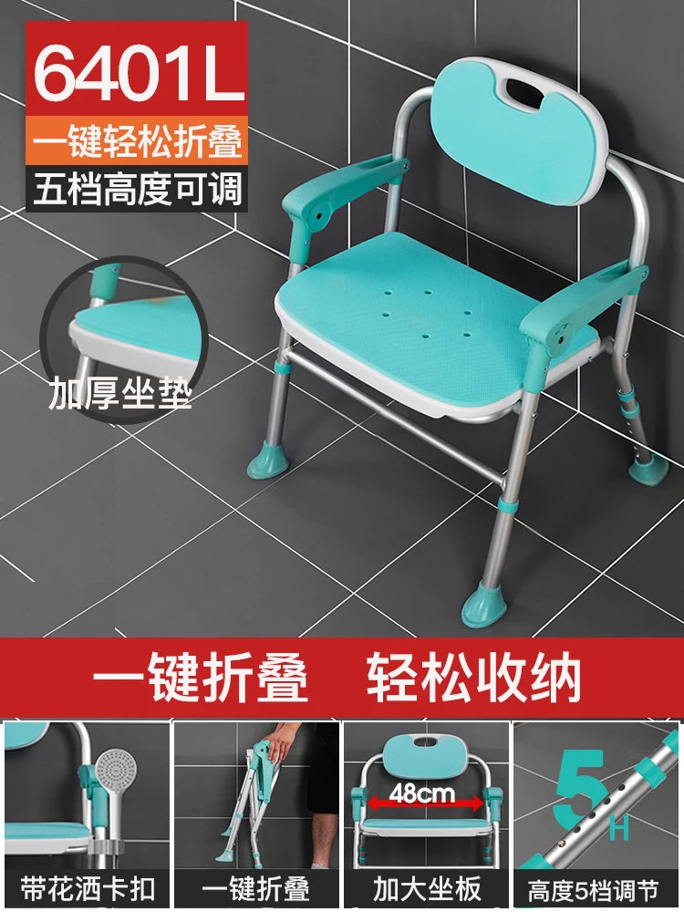 Minder Bench Bathroom Chair Vanity Children Shower Toilet Stool Designer Disabled Space Saving Taburete Plegable Salon Furniture