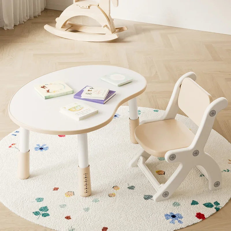 Tables d'école Bureau pour enfants Meubles de table pour enfants Étude pour étudiants Salle de classe Petite chaise Ensemble de fournitures pour enfants