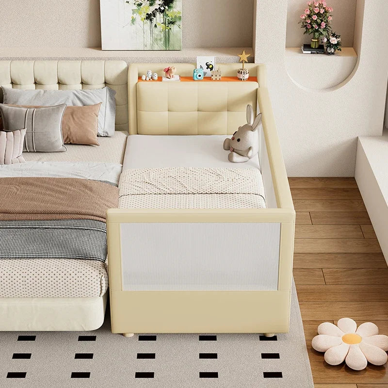 Cama baja tipo loft Andadores para bebés Camas para niños pequeños Edredones para niños Niñas Niños de 5 años Cuna multifuncional Cama para niños pequeños Cabaña para niños