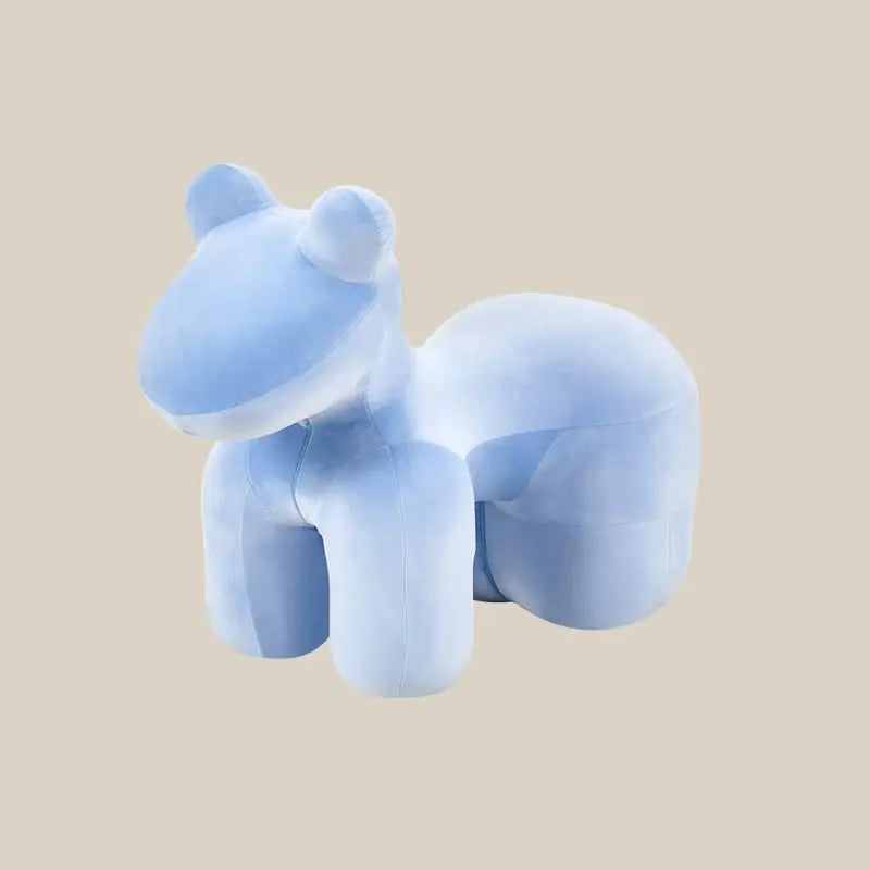 Pony Cartoon Chair Mobile Plastic Creative Children Stool Minimalist Nordic Vanity Footrest Living Room Chairs Single Person