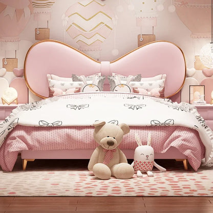 Cama doble moderna de lujo de princesa para niños y niñas, diseño Queen Loft, marcos de cama para niños, somieres y marcos de cama para bebés, muebles