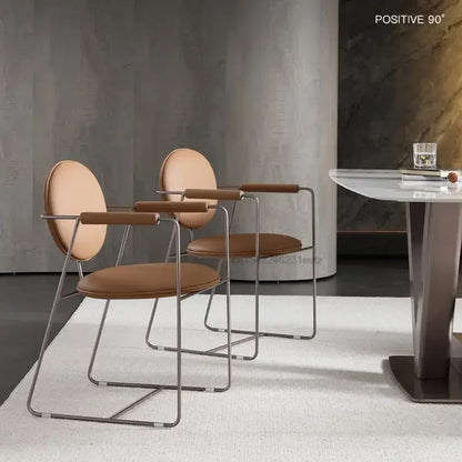 Table à manger rectangulaire pour 6 personnes avec base en acier et pierre de luxe, design minimaliste italien, meubles de cuisine en Chine continentale