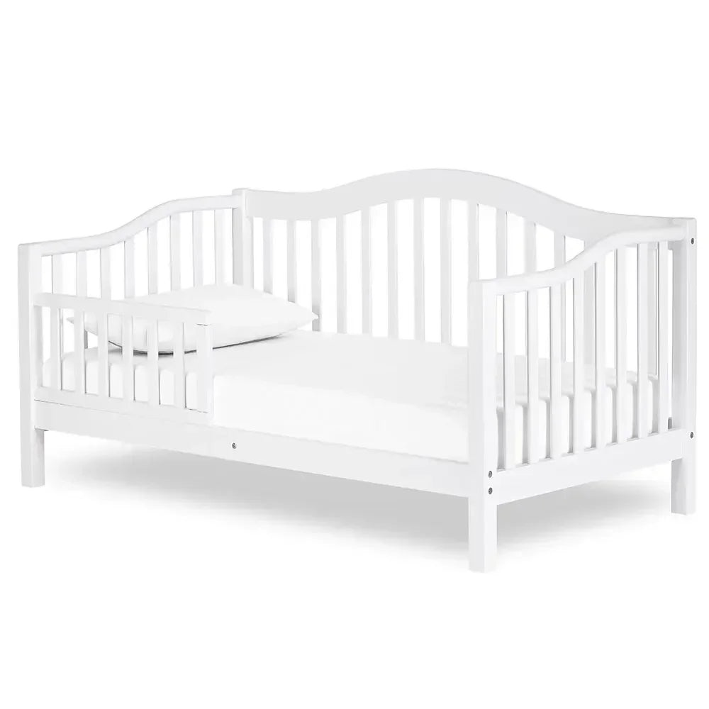 Cama de día para niños Austin de On Me en color blanco, con certificación Greenguard Gold, 54 x 30 x 29 pulgadas (paquete de 1)