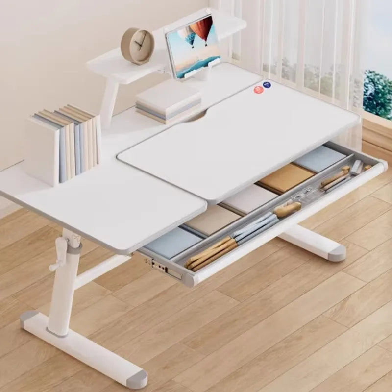 Juego de mesa y silla para niños que aprenden a sentarse y leer, mesa infantil para escribir en la computadora, juego de mesa y silla para niños, muebles para niños