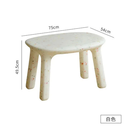 Juego de mesa y sillas de estudio modernas para niños, mesa, silla, taburete, jardín de infantes, plástico, mesas resistentes y duraderas, muebles g