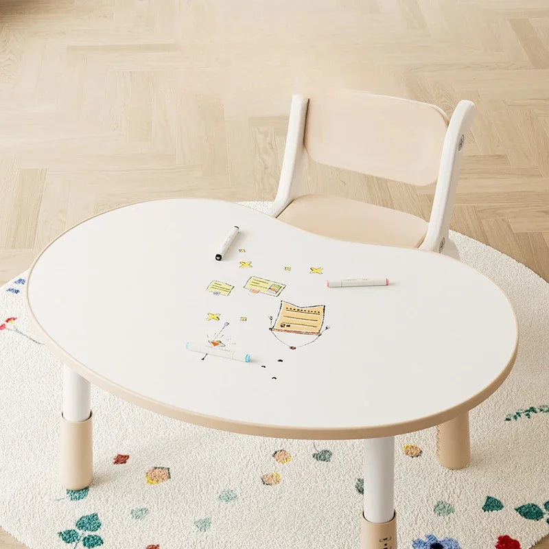 Tables d'école Bureau pour enfants Meubles de table pour enfants Étude pour étudiants Salle de classe Petite chaise Ensemble de fournitures pour enfants