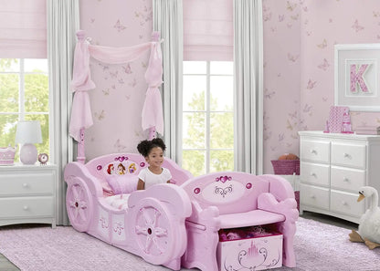 Princess Carriage Toddler-To-Twin Bed