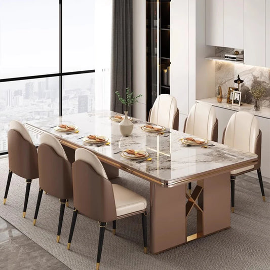 Kitchen Furniture Table Design Dinner Luxury Nordic Dinning Tables Sets Vintage Modern Living Hotel Furniture Dining Restaurant